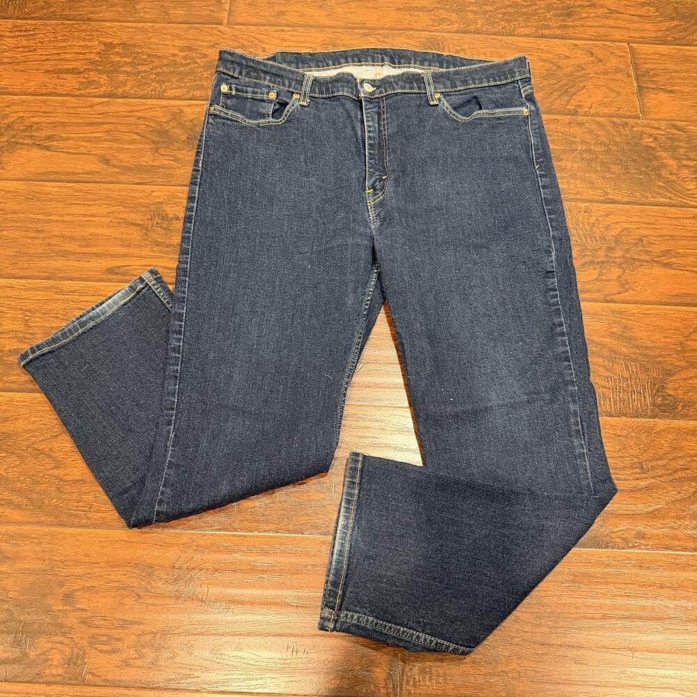Levi’s Men’s 514 Blue Denim Jeans 40 X 30 Straight 99% Cotton